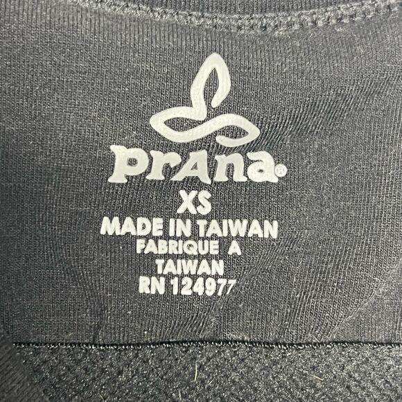 PRANA Breathe Knee Length Tank Dress A-Line Pullover Double Scoop Black Size XS - Picture 11 of 12